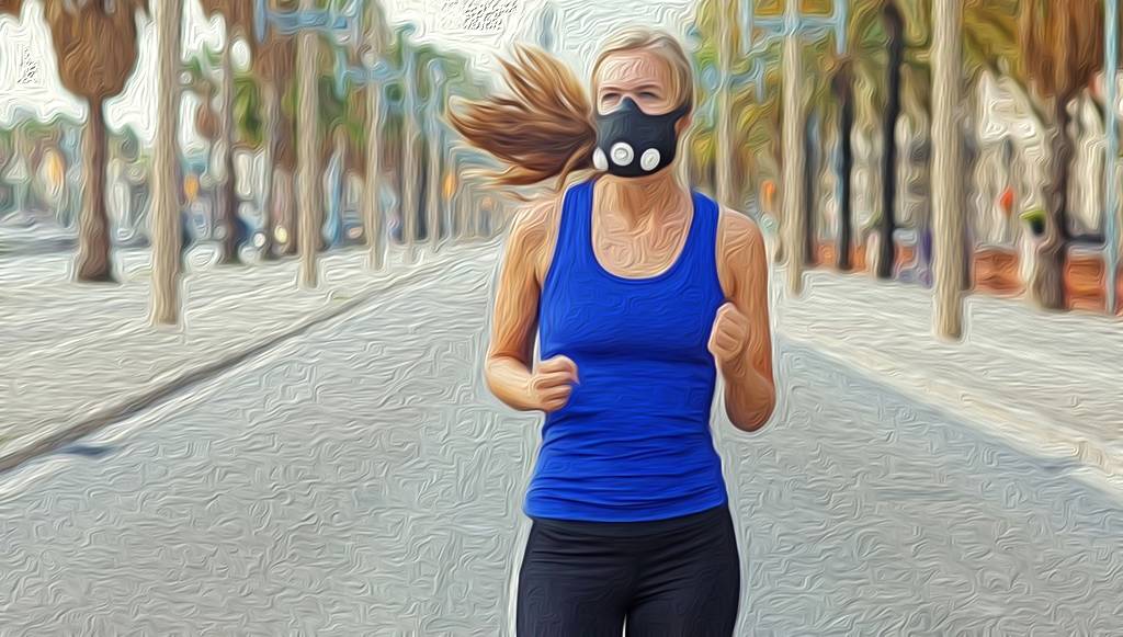 Máscara de entrenamiento para correr